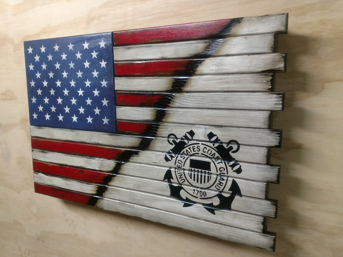Premium 2 Compartment Gun Case - Half Flag & Half Logo Designs